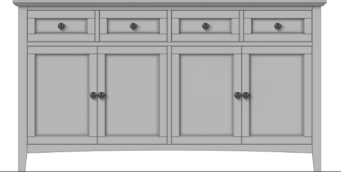 Grace Elephant Grey Sideboard by Modus Furniture at Eve Furniture