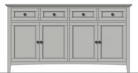Grace Elephant Grey Sideboard by Modus Furniture at Eve Furniture