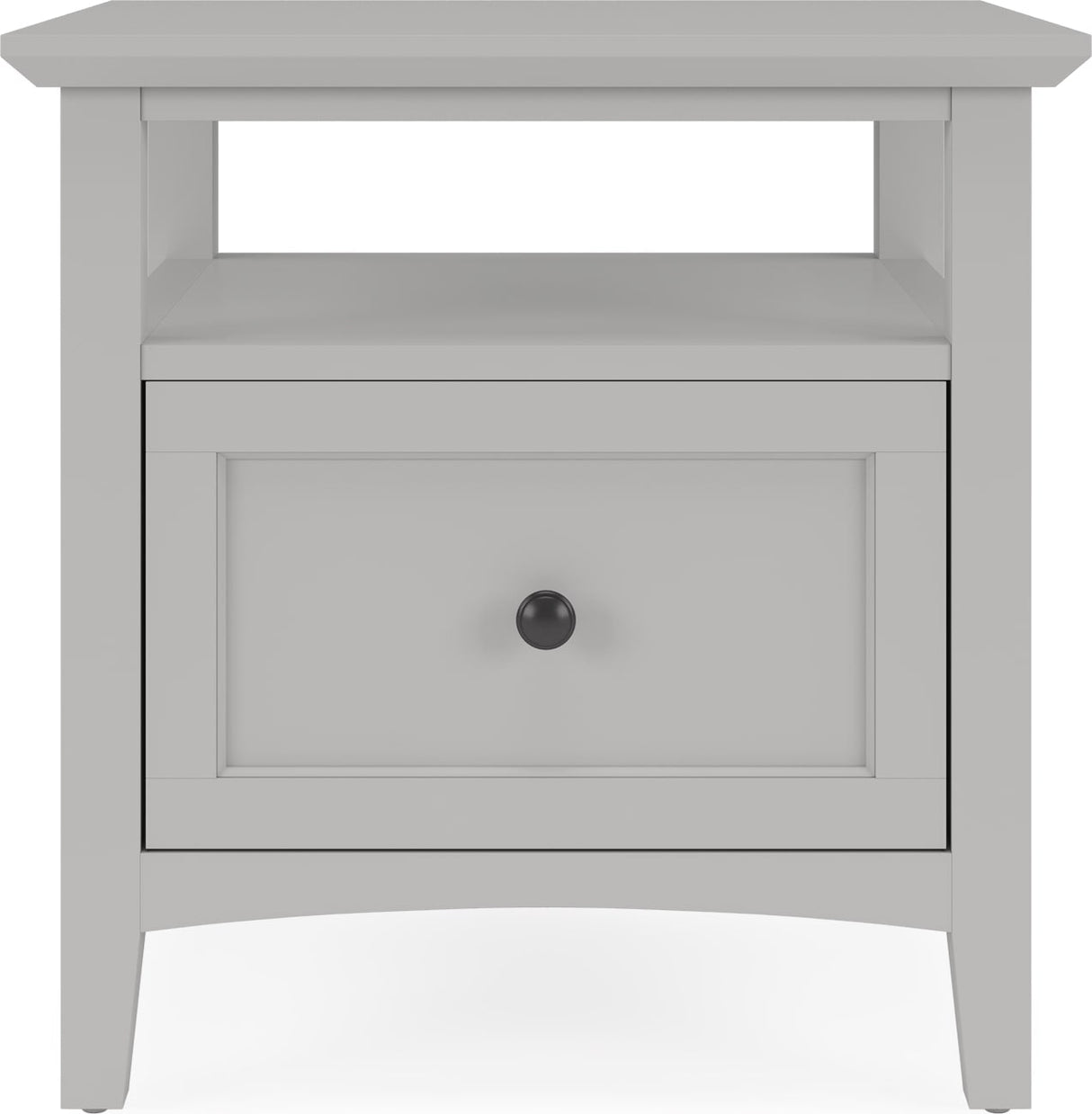 Grace Elephant Grey Square End Table by Modus Furniture at Eve Furniture