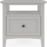Grace Elephant Grey Square End Table by Modus Furniture at Eve Furniture