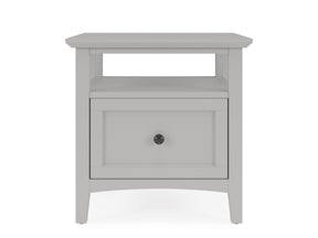 Grace Elephant Grey Square End Table by Modus Furniture at Eve Furniture