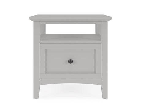 Grace Elephant Grey Square End Table by Modus Furniture at Eve Furniture