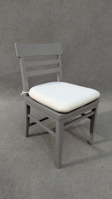 Grace Elephant Grey Striped Side Chair (Set of 2) by Modus Furniture at Eve Furniture