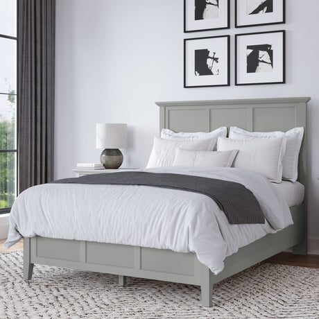 Grace Elephant Grey Twin Panel Bed by Modus Furniture at Eve Furniture