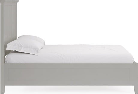 Grace Elephant Grey Twin Panel Bed by Modus Furniture at Eve Furniture