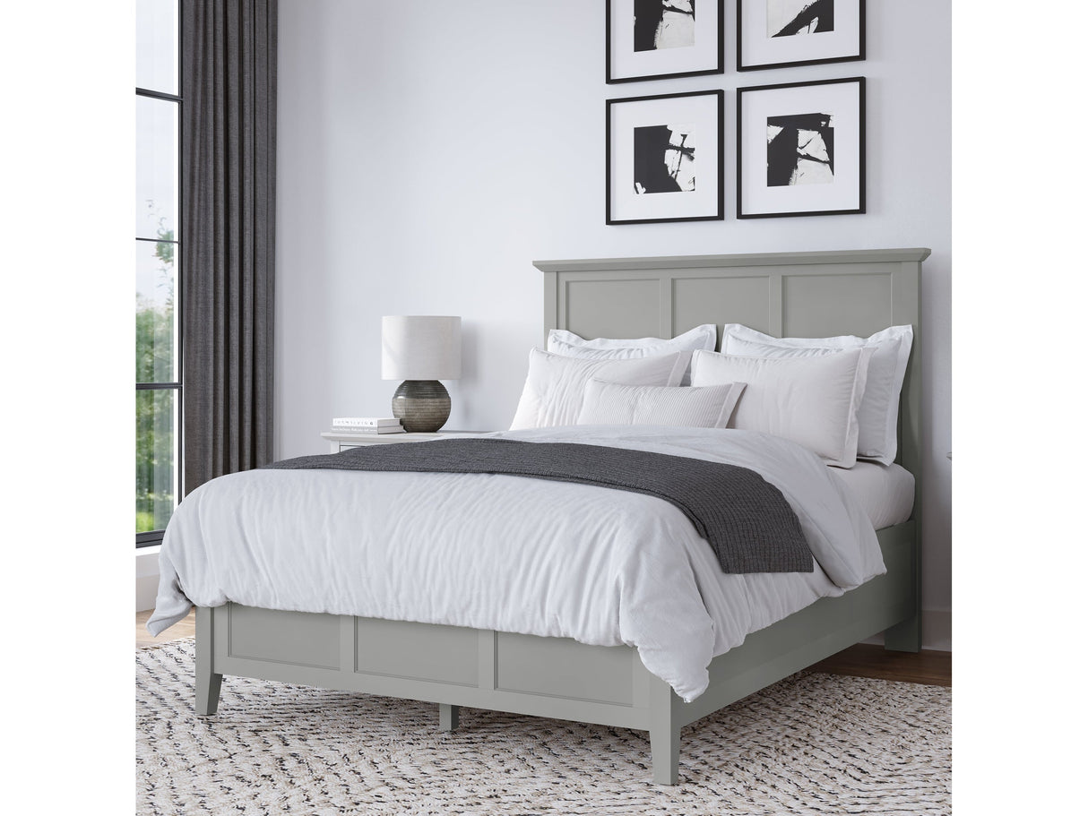 Grace Elephant Grey Twin Panel Bed by Modus Furniture at Eve Furniture