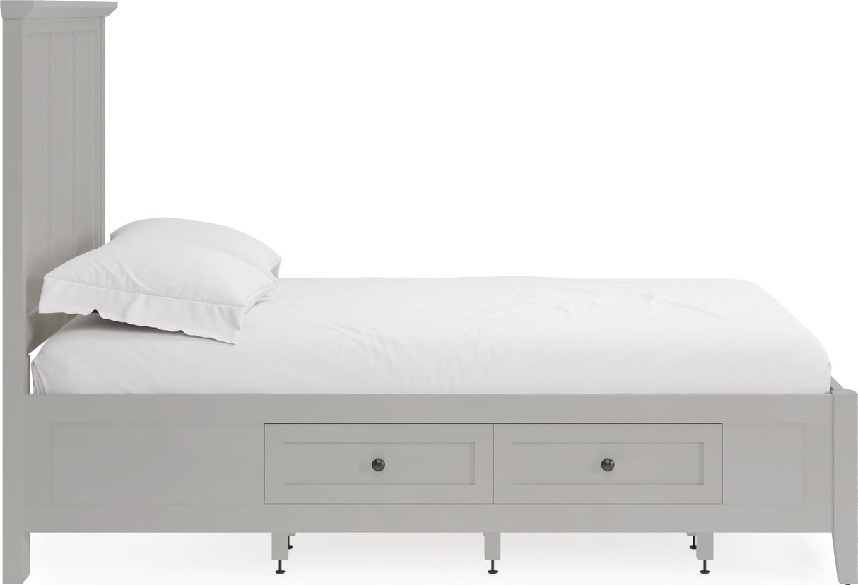 Grace Elephant Grey Twin Storage Bed by Modus Furniture at Eve Furniture