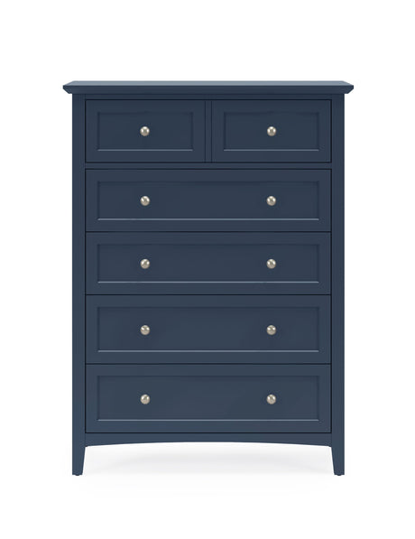Grace Five Drawer Chest in Blueberry by Modus Furniture at Eve Furniture