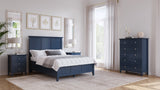 Grace Five Drawer Chest in Blueberry by Modus Furniture at Eve Furniture