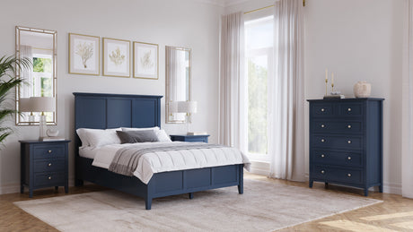 Grace Five Drawer Chest in Blueberry by Modus Furniture at Eve Furniture