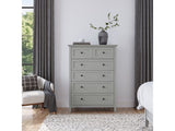 Grace Five Drawer Chest in Elephant Gray by Modus Furniture at Eve Furniture