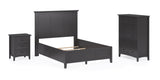 Grace Five Drawer Chest in Raven Black by Modus Furniture at Eve Furniture