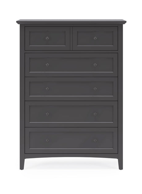 Grace Five Drawer Chest in Raven Black by Modus Furniture at Eve Furniture