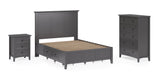 Grace Five Drawer Chest in Raven Black by Modus Furniture at Eve Furniture