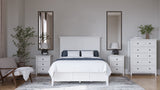 Grace Five Drawer Chest in Snowfall White by Modus Furniture at Eve Furniture