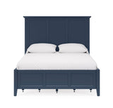 Grace Four Drawer California King Platform Storage Bed in Blueberry by Modus Furniture at Eve Furniture