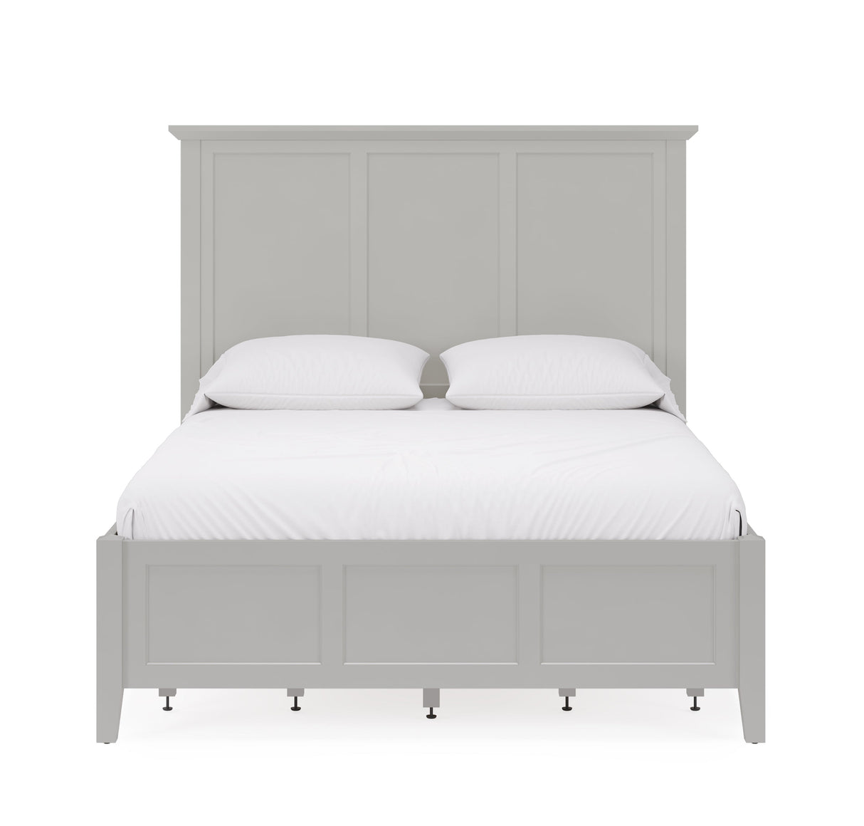 Grace Four Drawer California King Platform Storage Bed in Elephant Gray by Modus Furniture at Eve Furniture