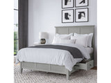 Grace Four Drawer California King Platform Storage Bed in Elephant Gray by Modus Furniture at Eve Furniture