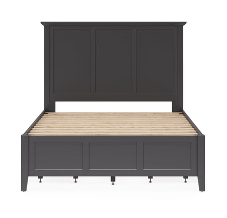Grace Four Drawer California King Platform Storage Bed in Raven Black by Modus Furniture at Eve Furniture