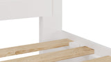 Grace Four Drawer California King Platform Storage Bed in Snowfall White by Modus Furniture at Eve Furniture