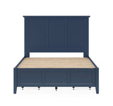 Grace Four Drawer Eastern King Platform Storage Bed in Blueberry by Modus Furniture at Eve Furniture