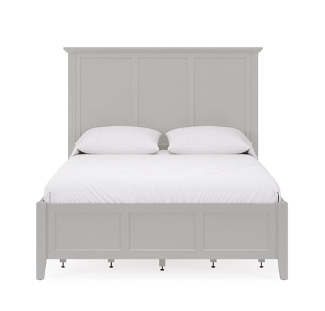 Grace Four Drawer Eastern King Platform Storage Bed in Elephant Gray by Modus Furniture at Eve Furniture