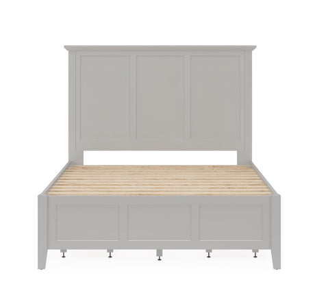Grace Four Drawer Full Platform Storage Bed in Elephant Gray by Modus Furniture at Eve Furniture