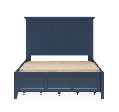 Grace Four Drawer Queen Platform Storage Bed in Blueberry by Modus Furniture at Eve Furniture