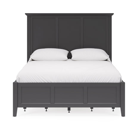 Grace Four Drawer Queen Platform Storage Bed in Raven Black by Modus Furniture at Eve Furniture