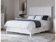 Grace Four Drawer Queen Platform Storage Bed in Snowfall White by Modus Furniture at Eve Furniture