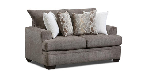 Grace Mocha Chenille Sofa & Loveseat by Happy Homes at Eve Furniture