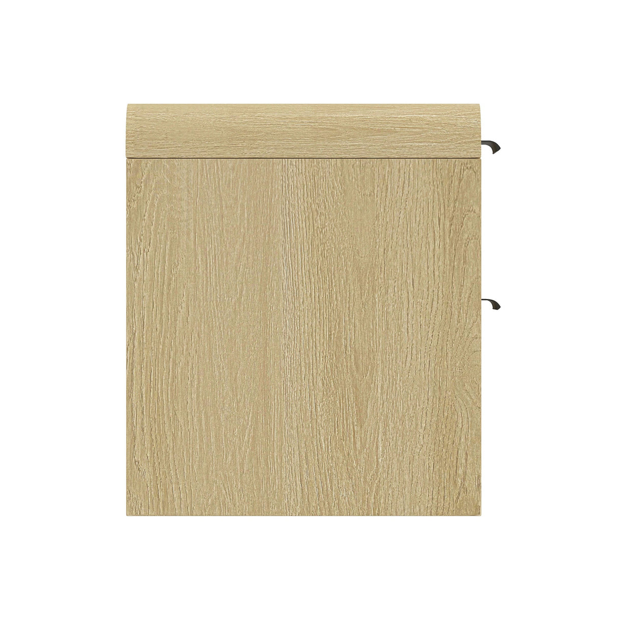 Grace Nightstand in Natural Oak and Black (set of 2) by Manhattan Comfort at Eve Furniture