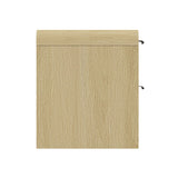 Grace Nightstand in Natural Oak and Black (set of 2) by Manhattan Comfort at Eve Furniture