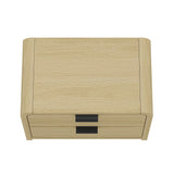 Grace Nightstand in Natural Oak and Black (set of 2) by Manhattan Comfort at Eve Furniture