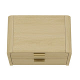 Grace Nightstand in Natural Oak and Gold by Manhattan Comfort at Eve Furniture