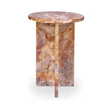 Grace Orange Levante Marble Accent Table by Moe's Home at Eve Furniture