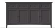 Grace Raven Sideboard by Modus Furniture at Eve Furniture