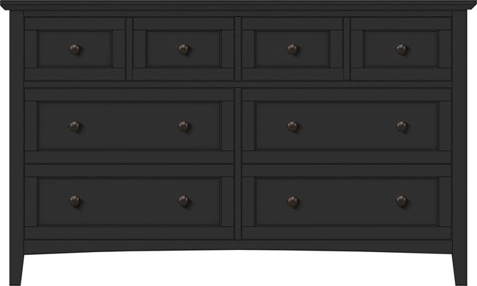 Grace Raven Six Drawer Dresser by Modus Furniture at Eve Furniture