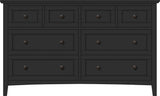 Grace Raven Six Drawer Dresser by Modus Furniture at Eve Furniture
