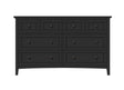 Grace Raven Six Drawer Dresser by Modus Furniture at Eve Furniture