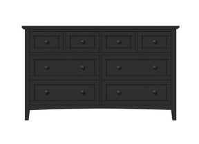 Grace Raven Six Drawer Dresser by Modus Furniture at Eve Furniture