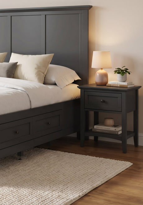 Grace Raven Small Nightstand by Modus Furniture at Eve Furniture