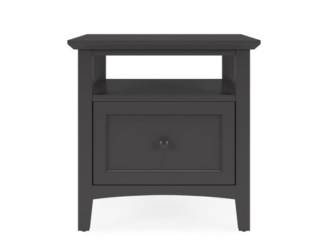 Grace Raven Square End Table by Modus Furniture at Eve Furniture