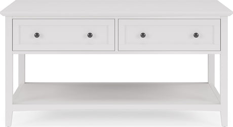 Grace Snowfall Console Table by Modus Furniture at Eve Furniture