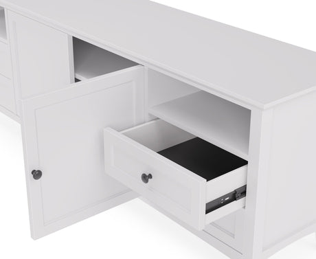 Grace Snowfall Entertainment Console 84W by Modus Furniture at Eve Furniture
