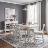 Grace Snowfall Oval Dining Table