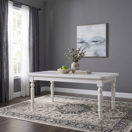Grace Snowfall Oval Dining Table by Modus Furniture at Eve Furniture