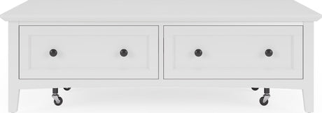 Grace Snowfall Rectangle Coffee Table by Modus Furniture at Eve Furniture