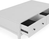Grace Snowfall Rectangle Coffee Table by Modus Furniture at Eve Furniture
