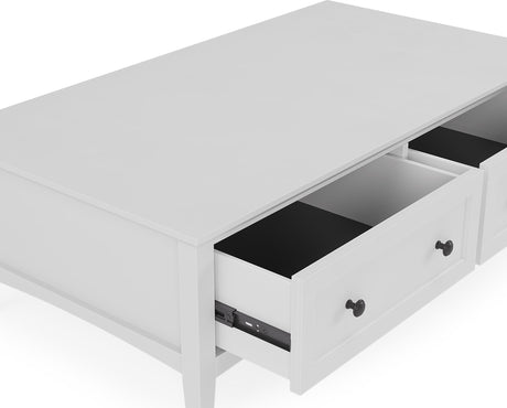 Grace Snowfall Rectangle Coffee Table by Modus Furniture at Eve Furniture